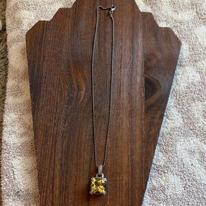 Sterling silver & quartz necklace